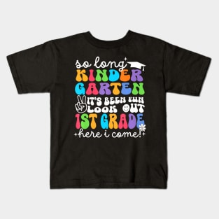 So Long Kindergarten Graduation 1st Grade  2024 Kids T-Shirt